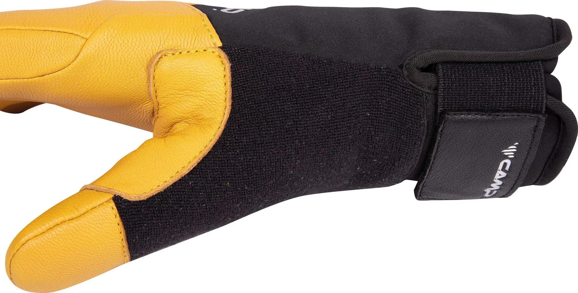 Winterhandschuhe Camp G Crest Schwarz/Gelb 3/7