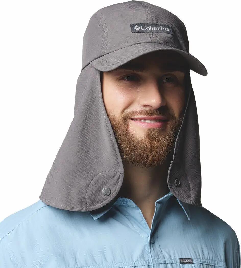 Cappellino con protezione per la nuca Columbia Skien Valley Grigio Unisex 4/6