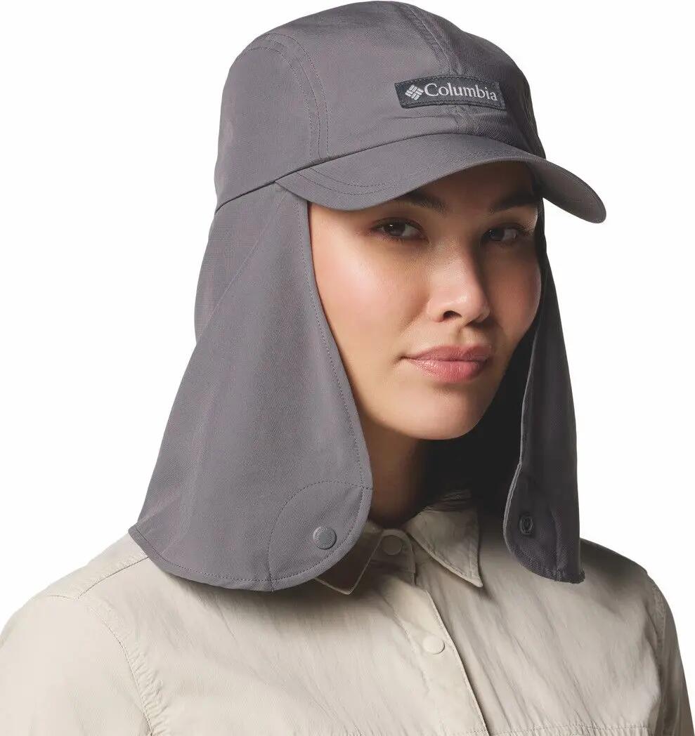 Cappellino con protezione per la nuca Columbia Skien Valley Grigio Unisex 2/6