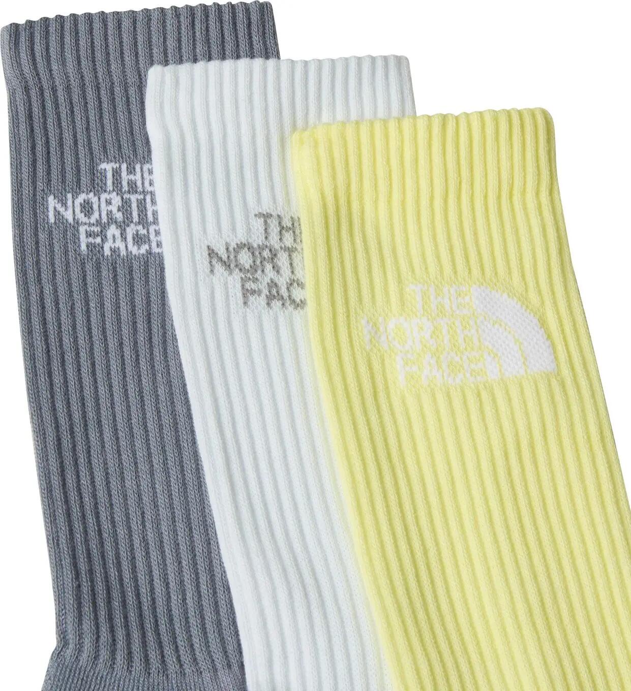 Chaussettes The North Face Multi Sport Gris/Blanc/Jaune 2/8
