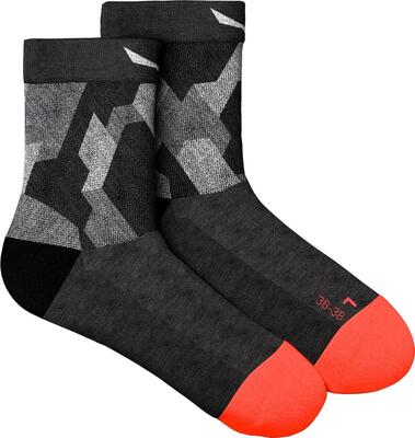 Calzini Salewa Pedroc Camo Merinos Donna Nero