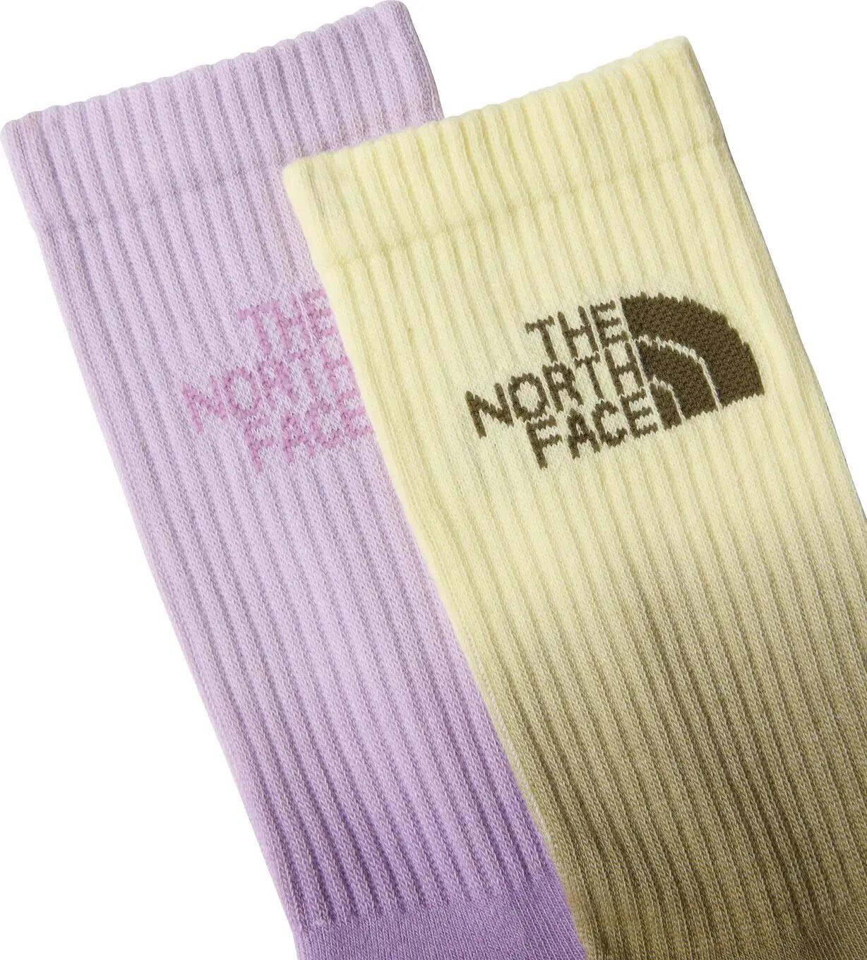 Chaussettes The North Face Everyday Dip-Dye Violet/Jaune (2 Paires) 2/2