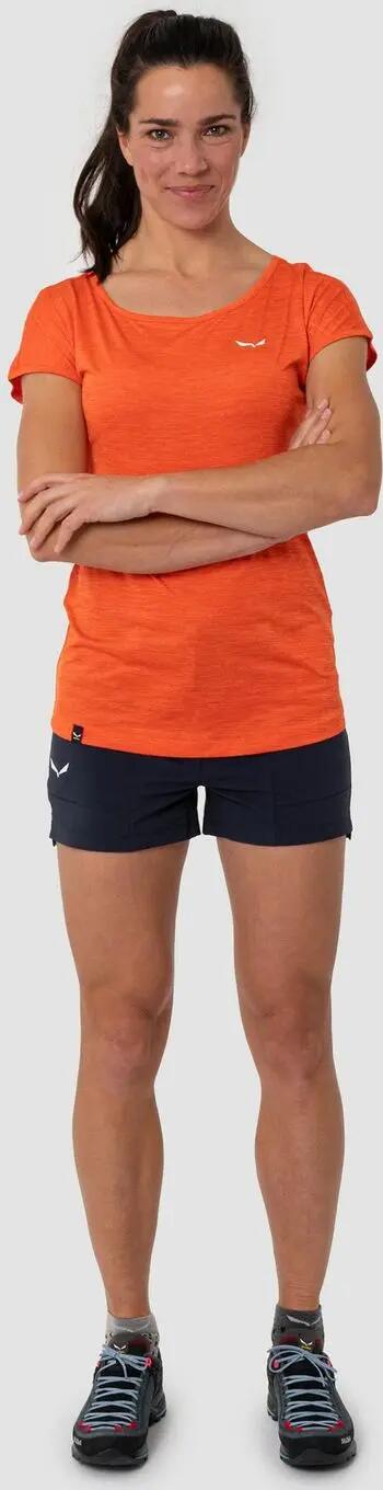 Calções Salewa Puez Durastretch Cargo Azuis para Mulher 4/5