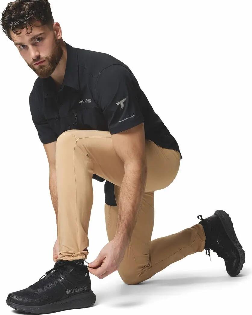 Columbia Triple Canyon II Beige Hiking Pants for Men 4/7