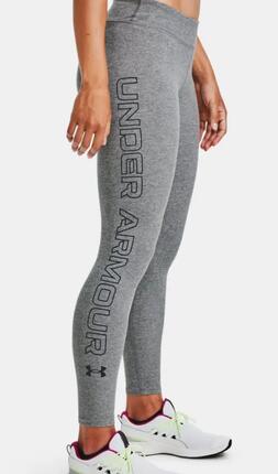 Legging femme Under Armour Favorite Wordmark carbon heather