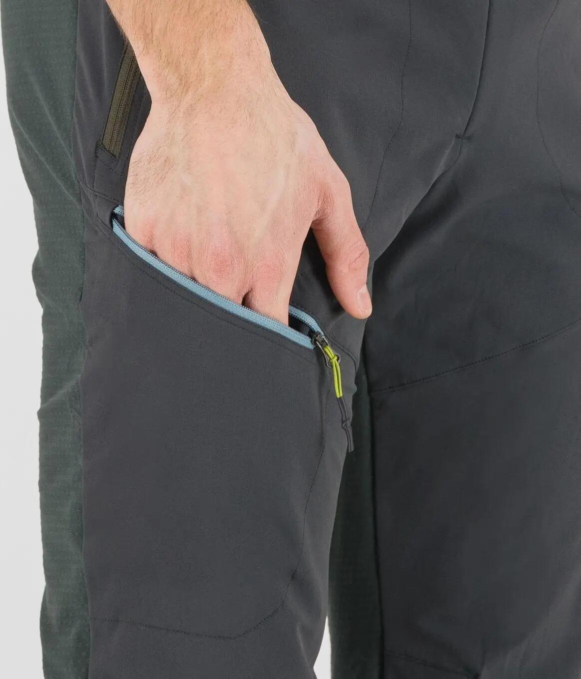 Pantaloni Karpos Alagna Plus 2.0 Uomo Grigio/Verde 5/5