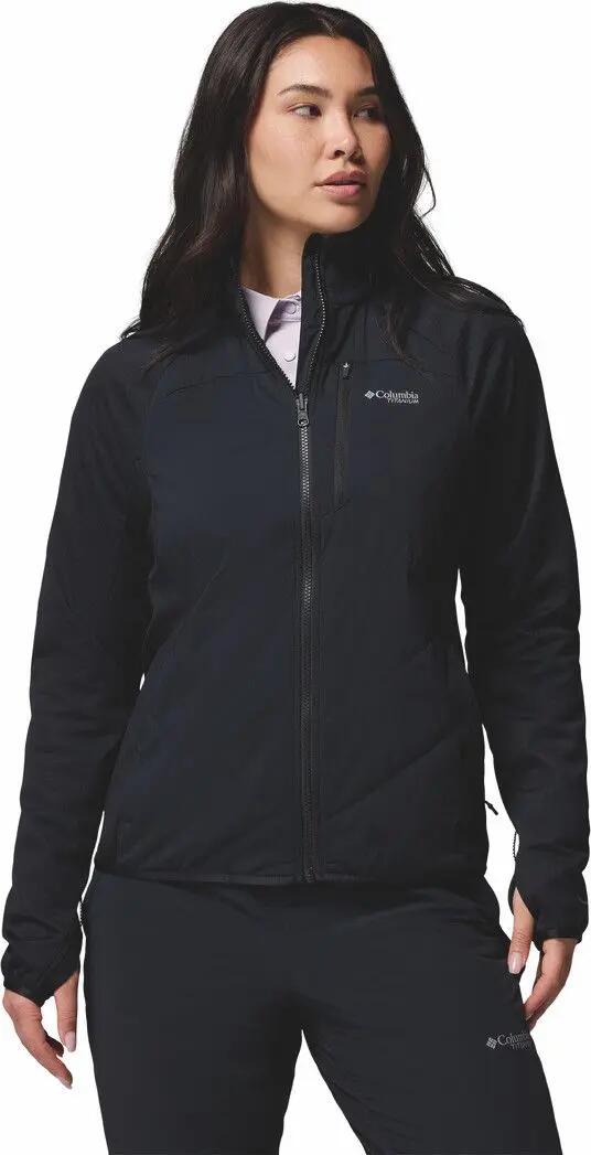 Columbia Arctic Crest Hybride Vrouwen Fleece Jas Zwart 1/7