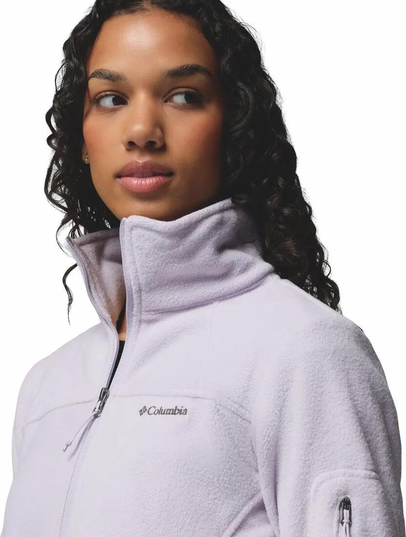 Forro polar Columbia Fast Trek II morado para mujer 5/7