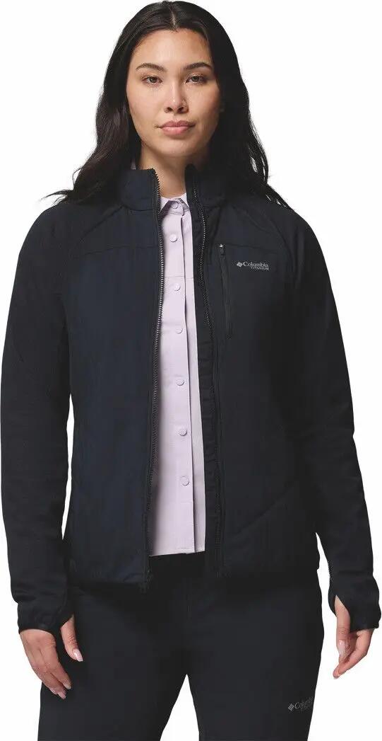 Columbia Arctic Crest Hybride Vrouwen Fleece Jas Zwart 4/7