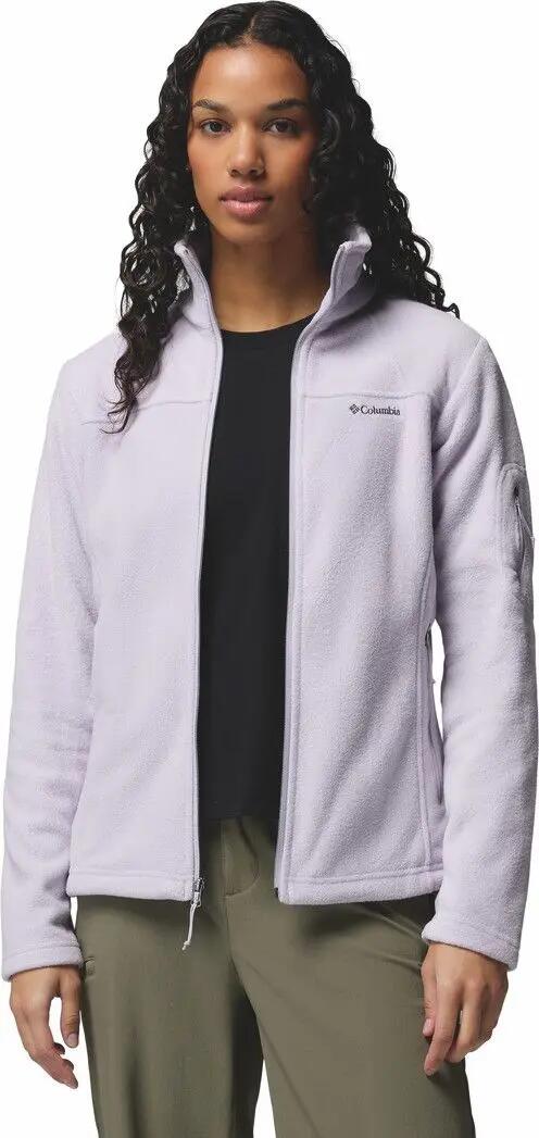 Forro polar Columbia Fast Trek II morado para mujer 4/7