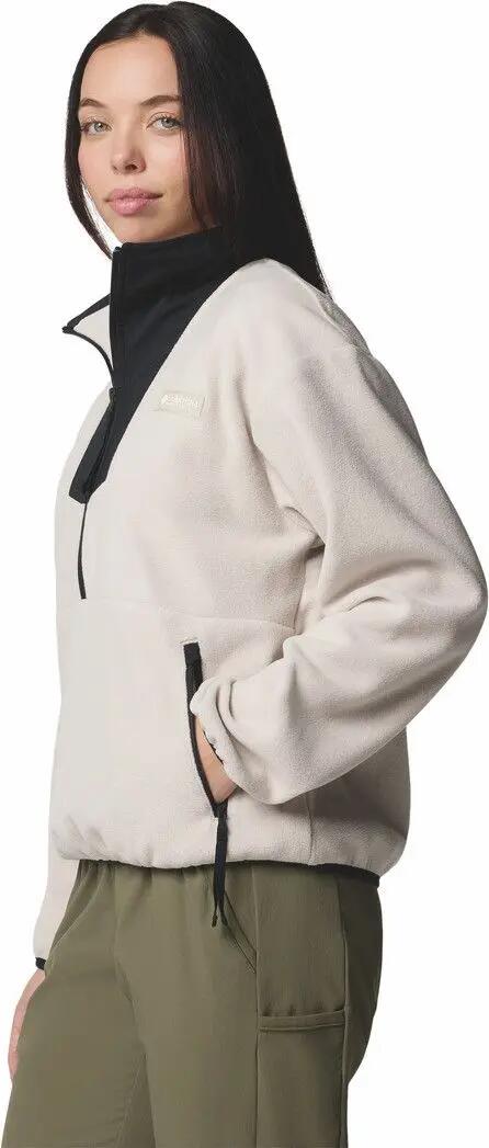 Columbia 1/2 Zip Sequoia Grove Women's White Fleece 3/5