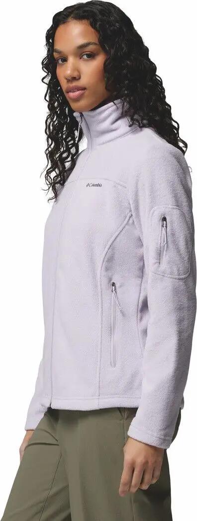 Forro polar Columbia Fast Trek II morado para mujer 3/7