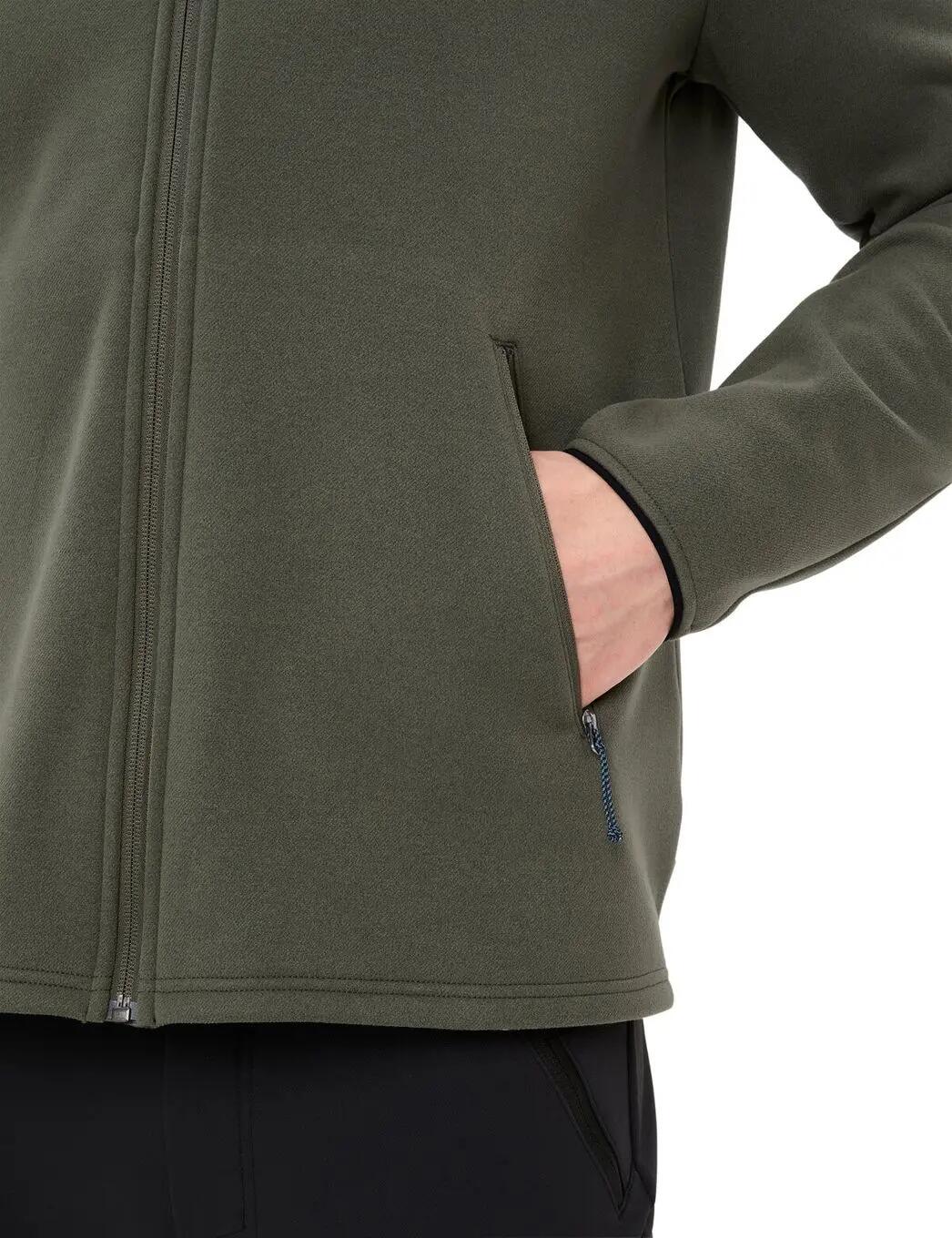 Casaco polar com capuz Vaude Idris Hoody Verde para homem 3/5