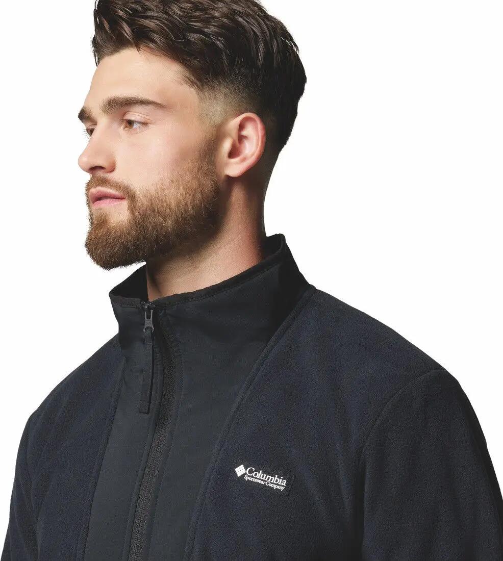 Columbia Fleecejacke 1/2 Zip Sequoia Grove Schwarz Herren 4/6