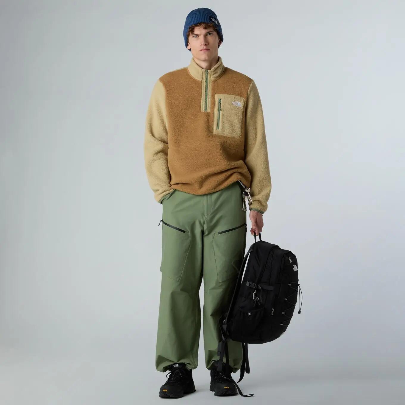 The North Face Yumiori 1/4 Zip Heren Bruin/Beige Polar Fleece 2/5