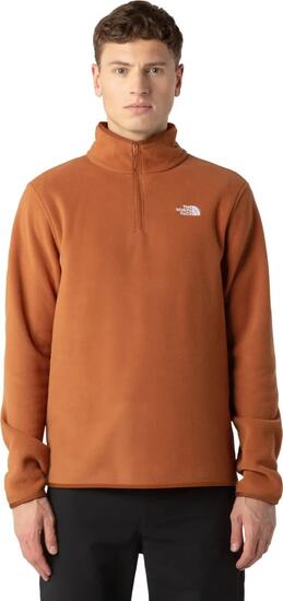 Pile Polar The North Face Glacier 1/4 Zip Arancione Uomo