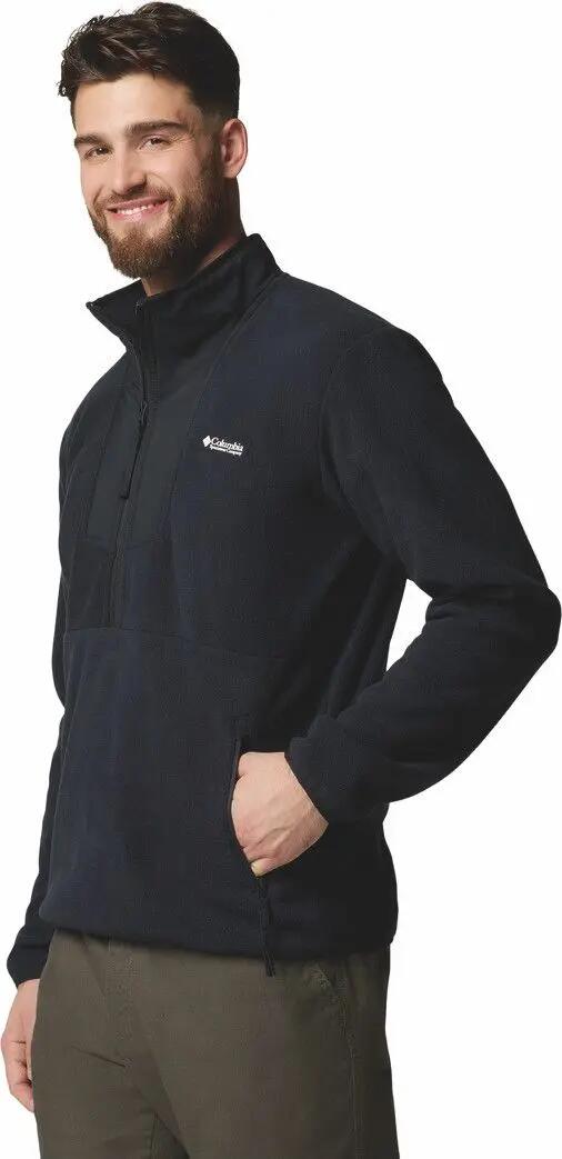 Columbia Fleecejacke 1/2 Zip Sequoia Grove Schwarz Herren 3/6