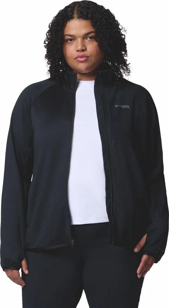 Chaqueta polar con cremallera Columbia Triple Canyon Negra Mujer 4/7
