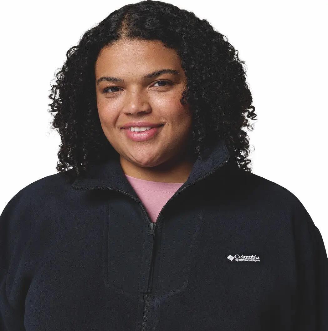 Chaqueta polar Columbia Sequoia Grove con cremallera completa Negra Mujer 4/5
