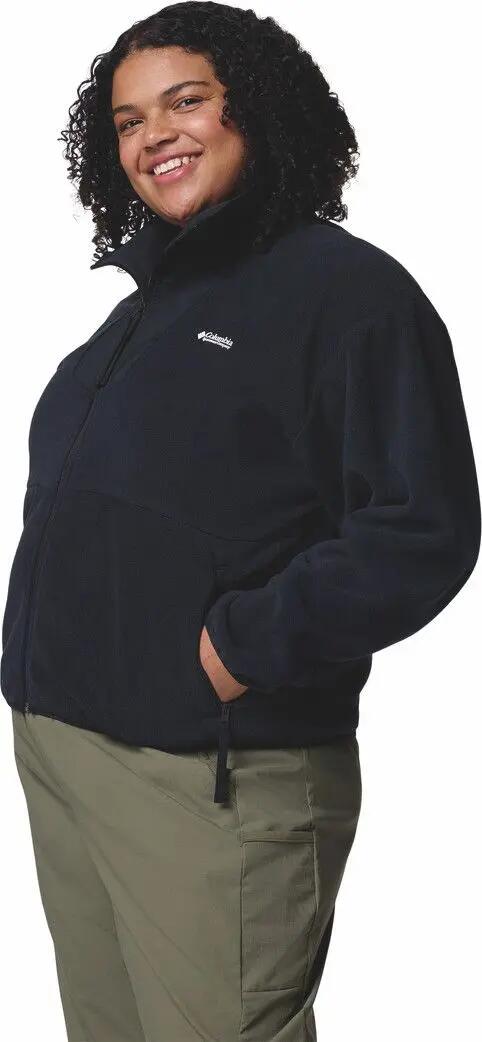 Chaqueta polar Columbia Sequoia Grove con cremallera completa Negra Mujer 3/5