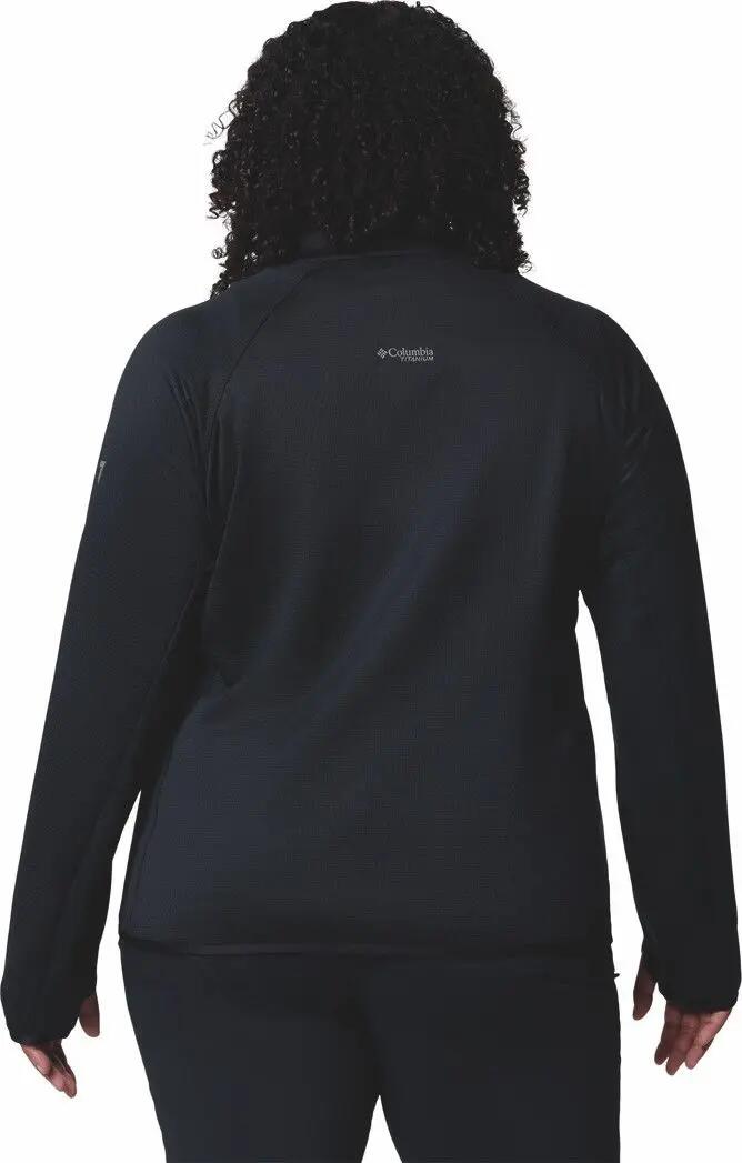 Chaqueta polar con cremallera Columbia Triple Canyon Negra Mujer 2/7