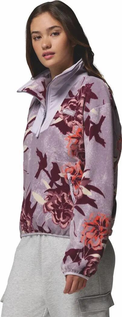 Polaire Femme Columbia 1/2 Zip Sequoia Grove Printed Violet 2/7