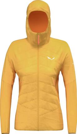 Doudoune à Capuche Femme Salewa Ortles Hybrid TirolWool Jaune