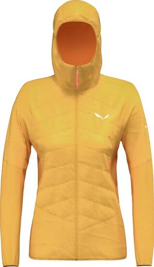 Doudoune à Capuche Femme Salewa Ortles Hybrid TirolWool Jaune