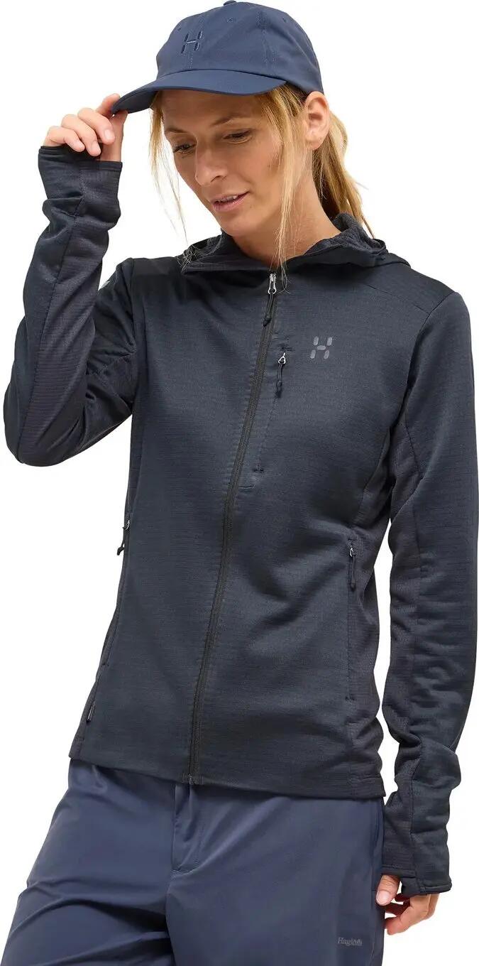 Haglöfs LIM Mid Fast II Hood Black Women's Fleece 5/5