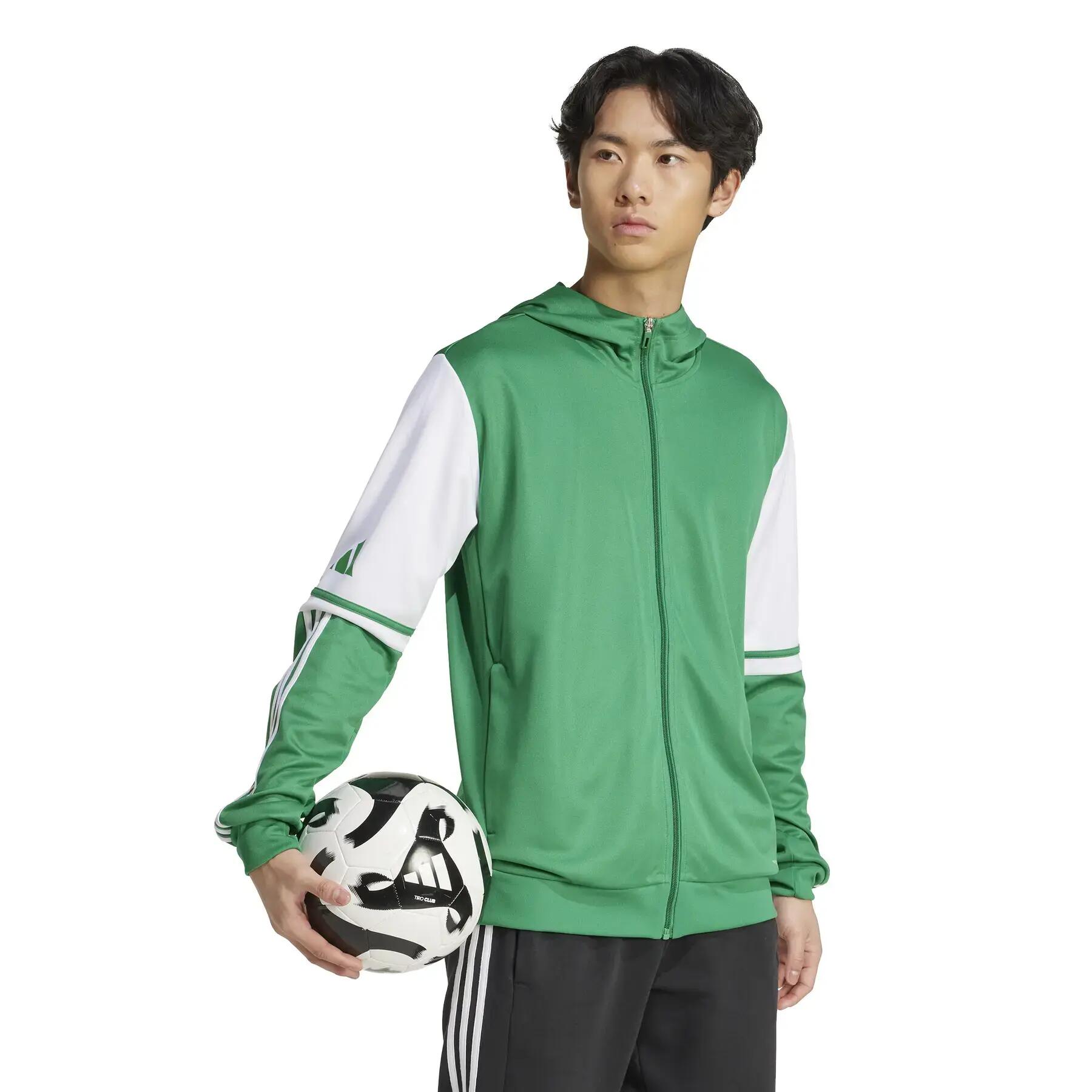 Veste de survêtement à capuche adidas Squadra25 3/8