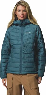 Columbia powder lite ii women's hooded jacket blauw