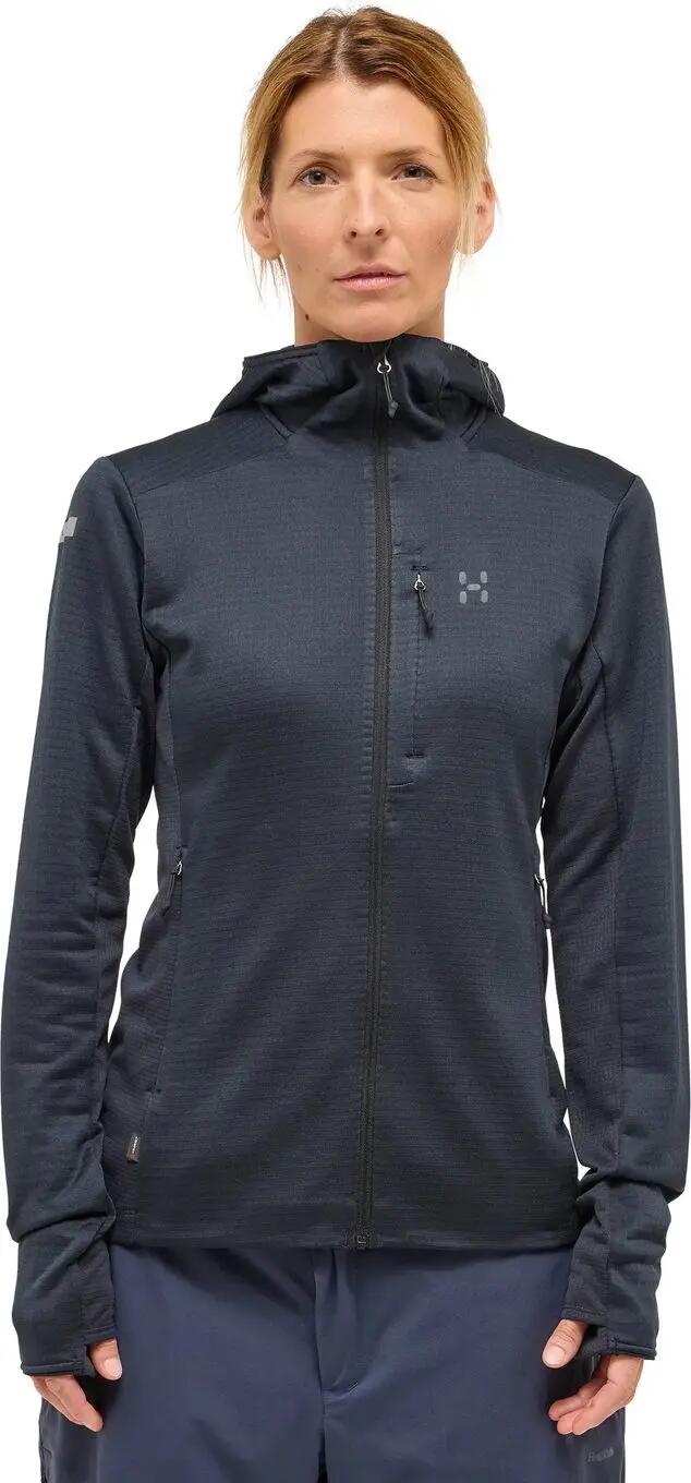 Haglöfs LIM Mid Fast II Hood Black Women's Fleece 3/5