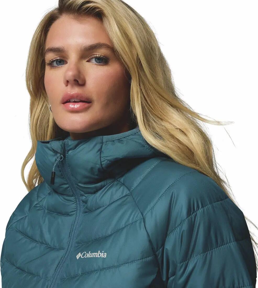 Chaqueta con capucha Columbia Powder Lite II Azul para mujer 4/5