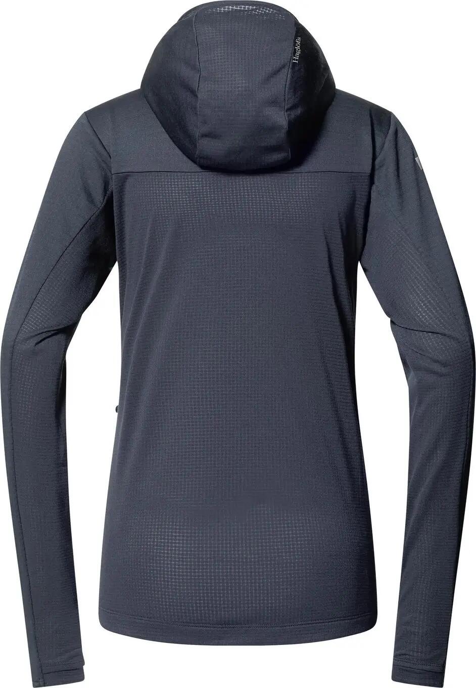 Haglöfs LIM Mid Fast II Hood Black Women's Fleece 2/5