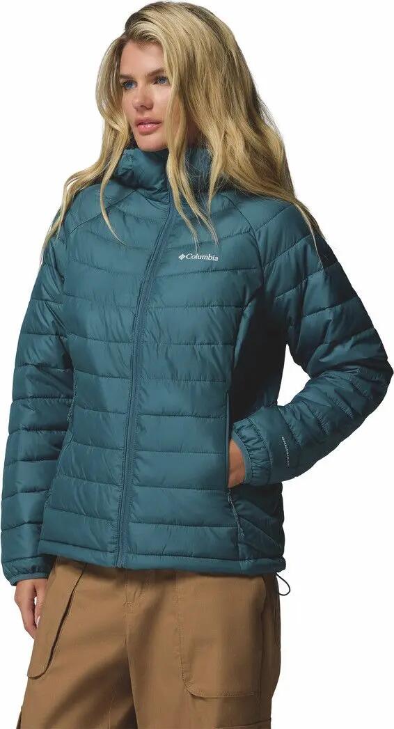 Chaqueta con capucha Columbia Powder Lite II Azul para mujer 3/5