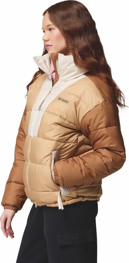 Chaqueta de pluma Columbia Pike Lake Beige, mujer 3/7