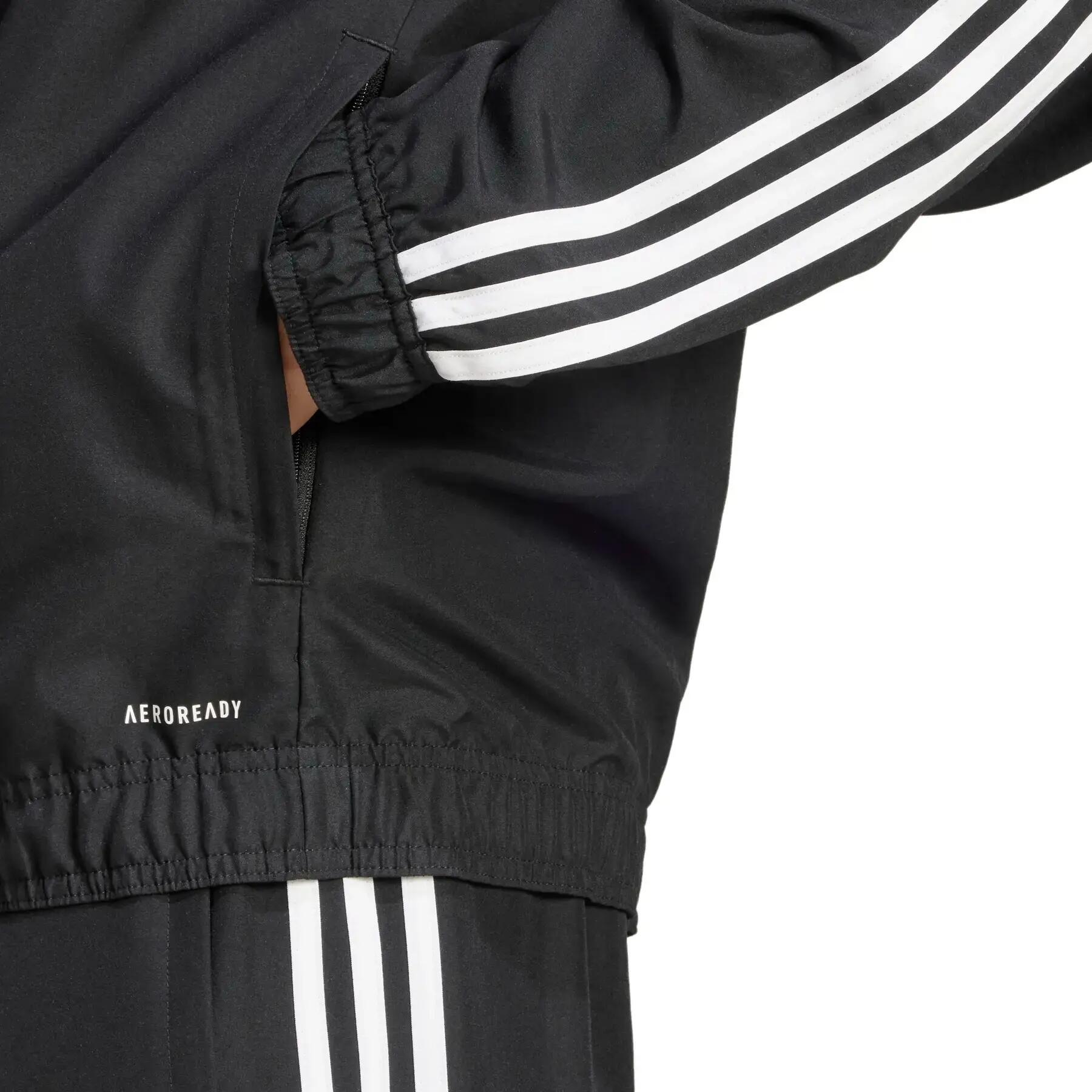 Giacca tuta uomo adidas nero/bianco 7/9