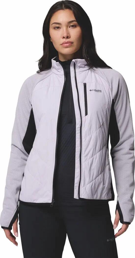 Veste Polaire Femme Columbia Arctic Crest Hybride Violet 4/7