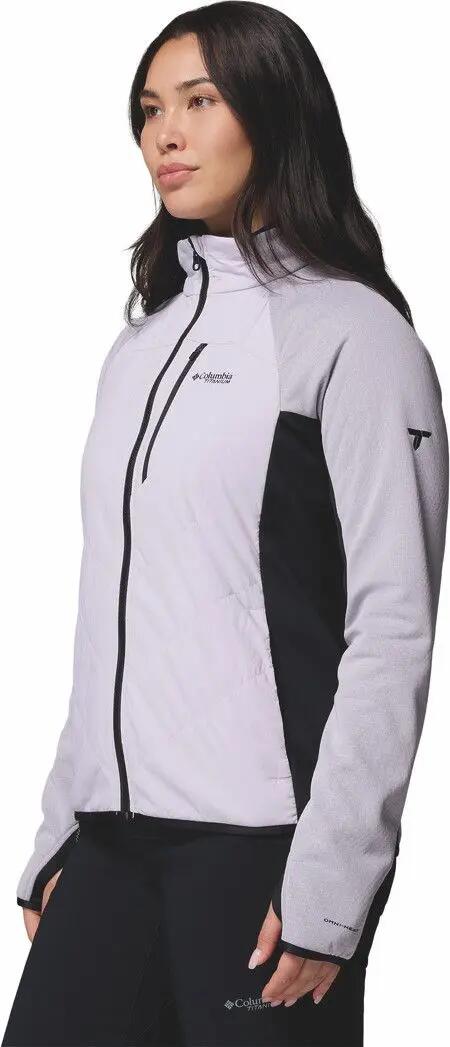 Veste Polaire Femme Columbia Arctic Crest Hybride Violet 3/7