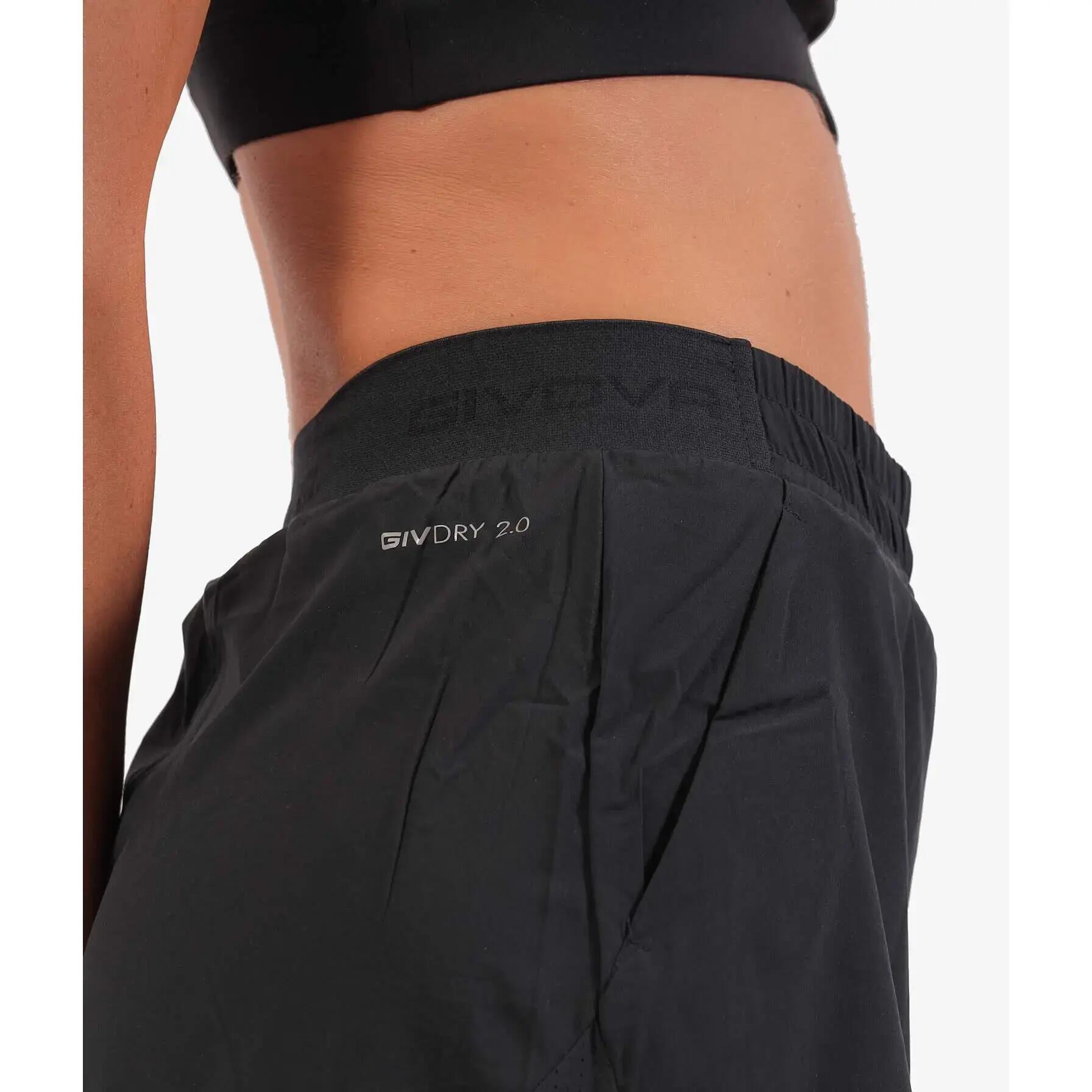 PANTALONE e gonne donna givova nero 3/4