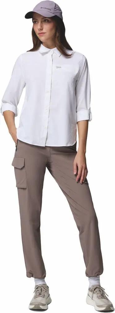 Camisa Columbia Silver Ridge Utility II Blanca Mujer 5/7