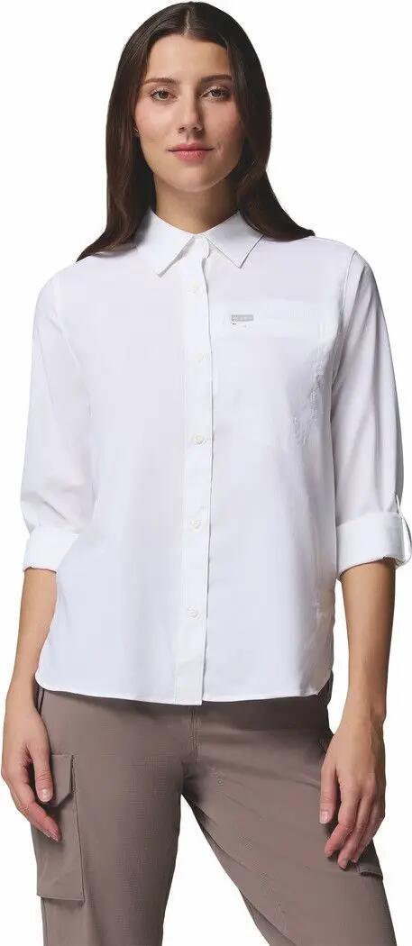 Camisa Columbia Silver Ridge Utility II Blanca Mujer 4/7