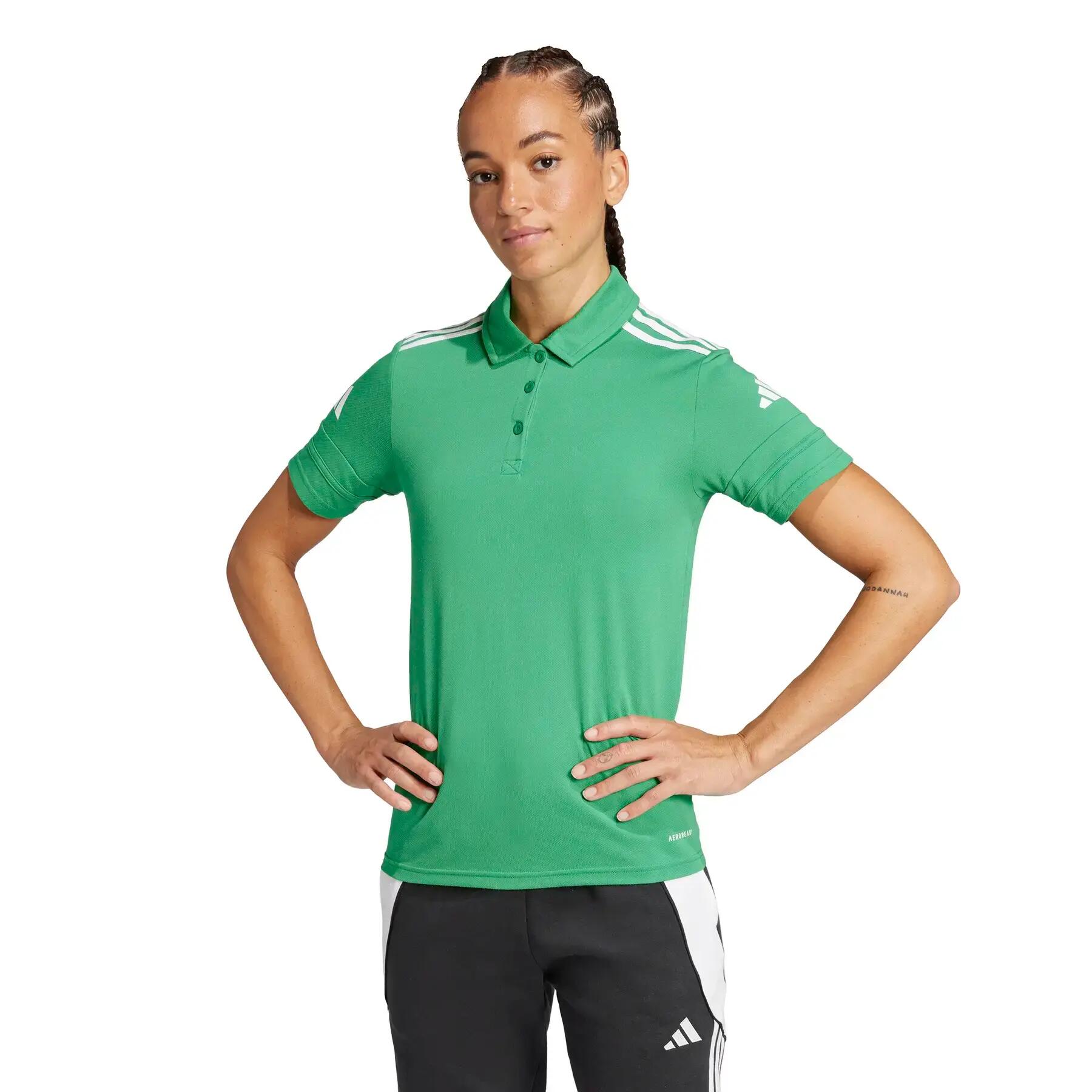 Cotton women's polo adidas Squadra25 2/8