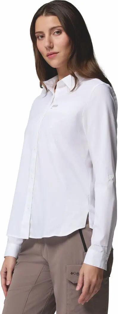 Camisa Columbia Silver Ridge Utility II Blanca Mujer 3/7