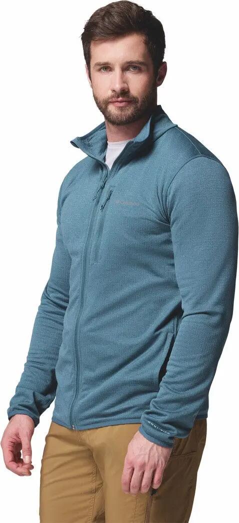Veste Polaire Columbia Essential Hike Grid Bleu 5/7