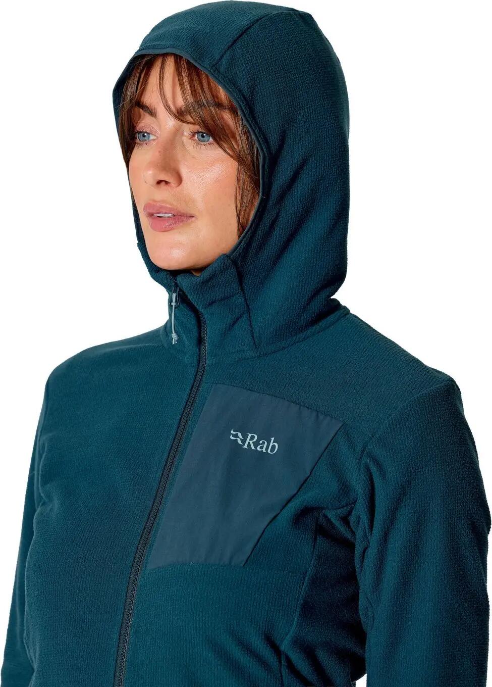 Polaire RAB Tecton Hoody Bleu Femme 4/7