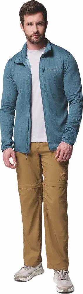 Veste Polaire Columbia Essential Hike Grid Bleu 3/7