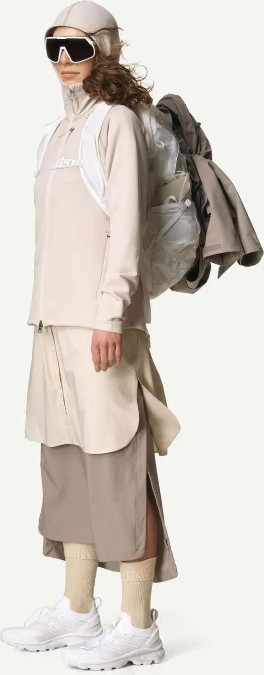 Fleece Houdini Aero Houdi Beige Frau 5/7