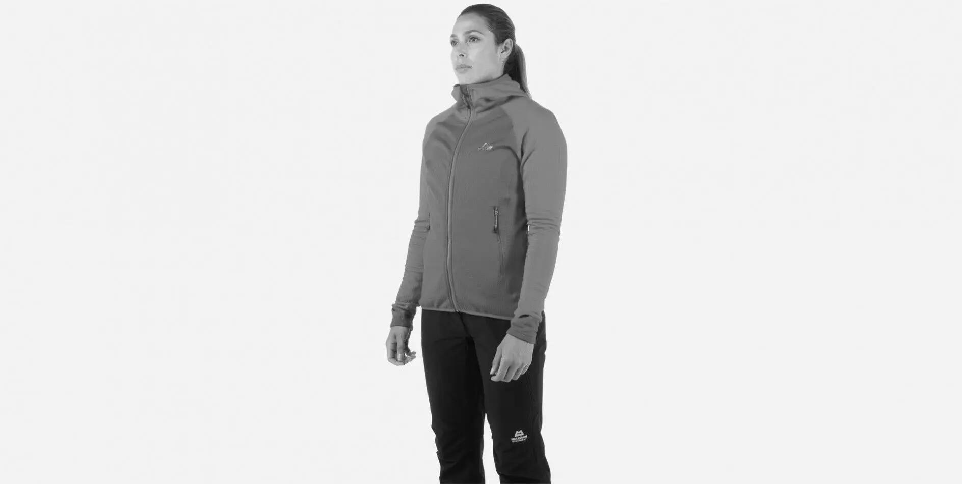 Mountain Equipment Eclipse Hooded Blue Women's Fleece 4/7