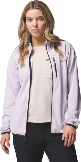 Polaire Columbia Essential Hike Grid Full Zip Violet Femme